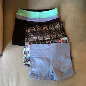 3 pairs of biker shorts. All great condition!